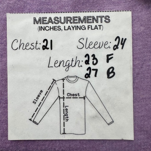 EILEEN FISHER Sweater Large Lavender Merino Wool Scoop Neck Long Sleeve Hi - Picture 7 of 7